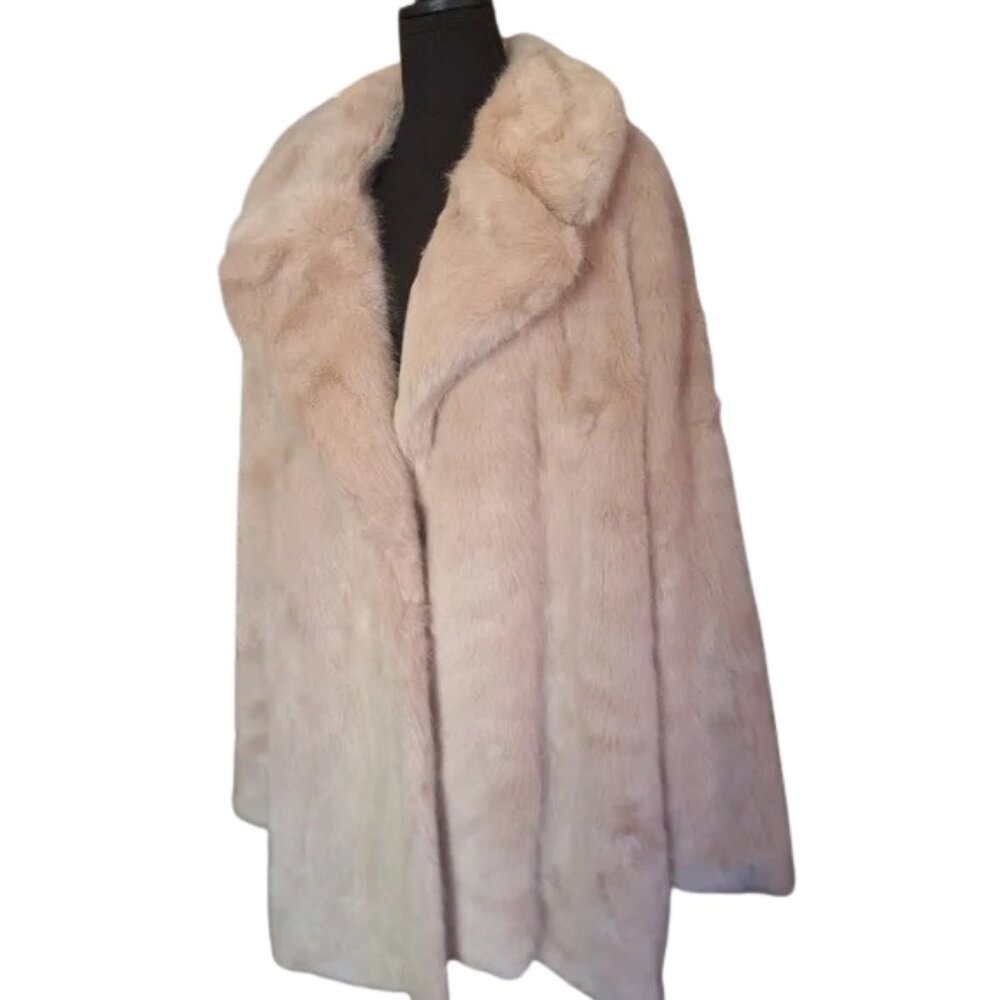 Barbie Pink Faux Fur Coat 3X Cozy Legally Blonde Clueless Barbiecore